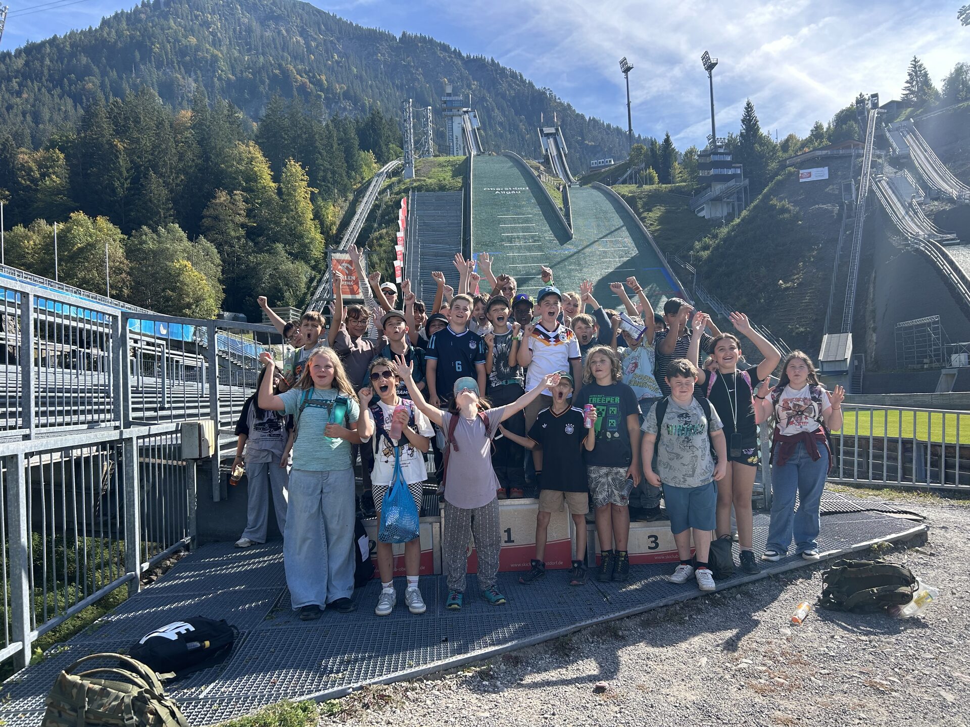 oberstdorf schanze gruppe 1920
